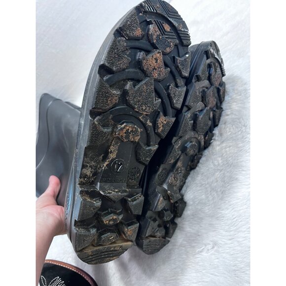 Servus Black Rubber Mens Work Boots Size 12 - Picture 5 of 7